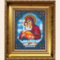 Набор для вышивания бисером ЧАРИВНА МИТЬ "Икона Божьей Матери Почаевская"
